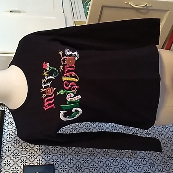 Kim Roger's PS black ugly Christmas 🎄 shirt - Picture 1 of 3